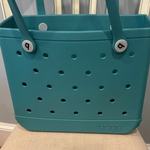 BOGG BAG Teal Anchor Tote and Pouch Set - Picture 6 of 8